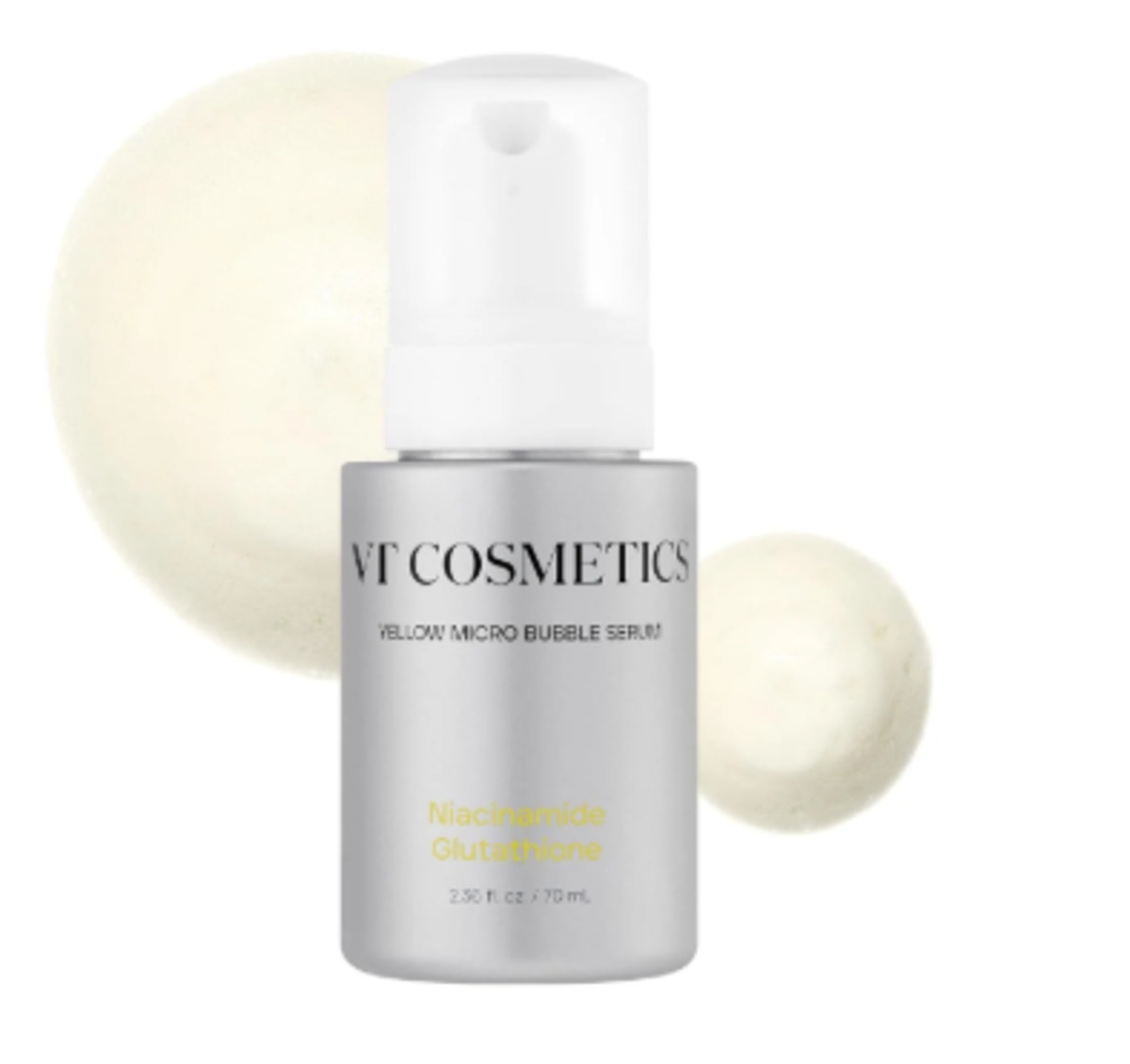 Thumbnail VT COSMETICS NIACINAMIDE GLUTATHIONE YELLOW MICRO BUBBLE SERUM