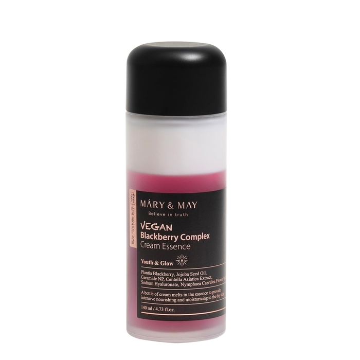 Anúncio: MARY&MAY VEGAN BLACKBERRY COMPLEX CREAM ESSENCE 140ML