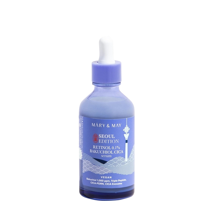 Anúncio: MARY&MAY RETINOL 0.1% BAKUCHIOL CICA SERUM 80ML