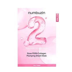 NUMBUZIN ROSE PDRN COLLAGEN PLUMPING SHEET MASK