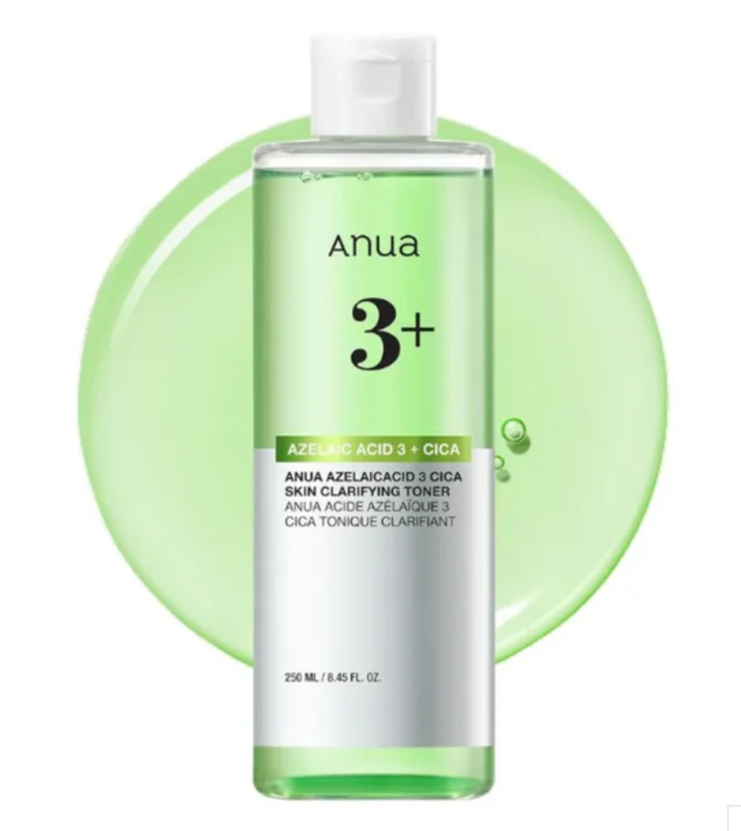Thumbnail ANUA AZELAIC ACID 3 CICA SKIN CLARIFYING TONER 250ML