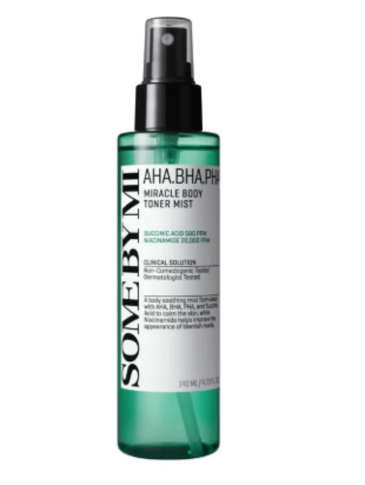 Anúncio: SOMEBYMI AHA BHA PHA MIRACLE BODY TONER MIST 140ML