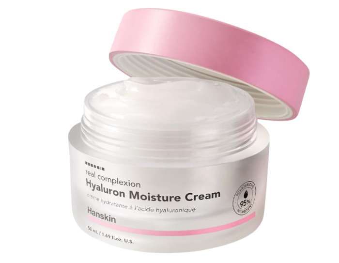 Anúncio: HANSKIN REAL COMPLEXION HYALURON MOISTURE CREAM