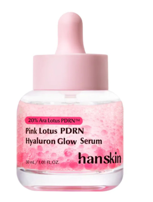 Anúncio: HANSKIN PINK LOTUS PDRN HYALURON GLOW SERUM