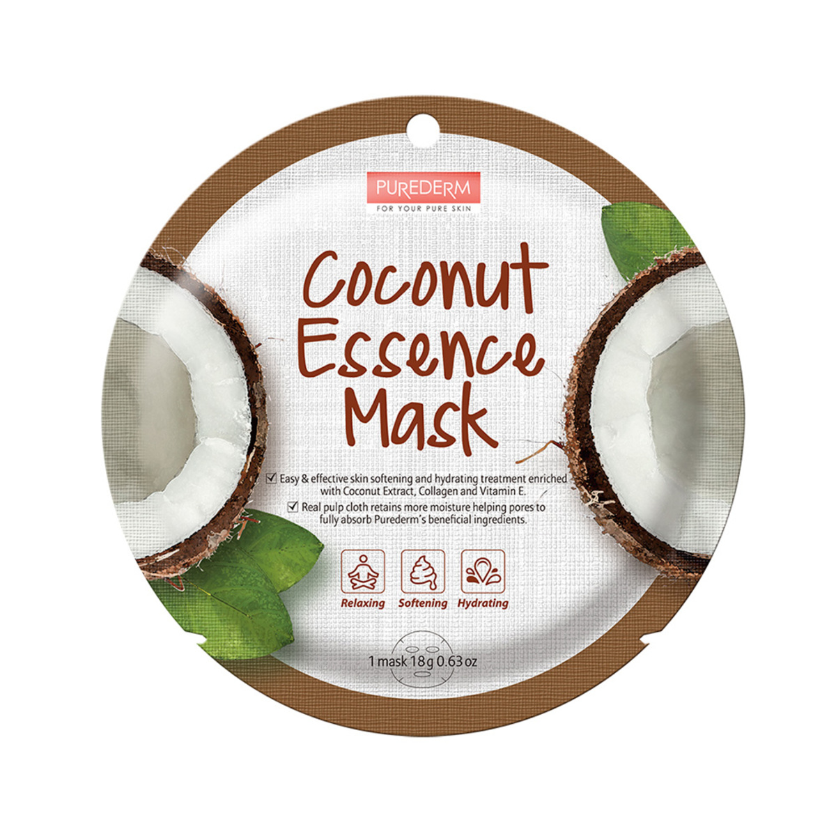 Thumbnail PUREDERM COCONUT ESSENCE MASK - ADS805