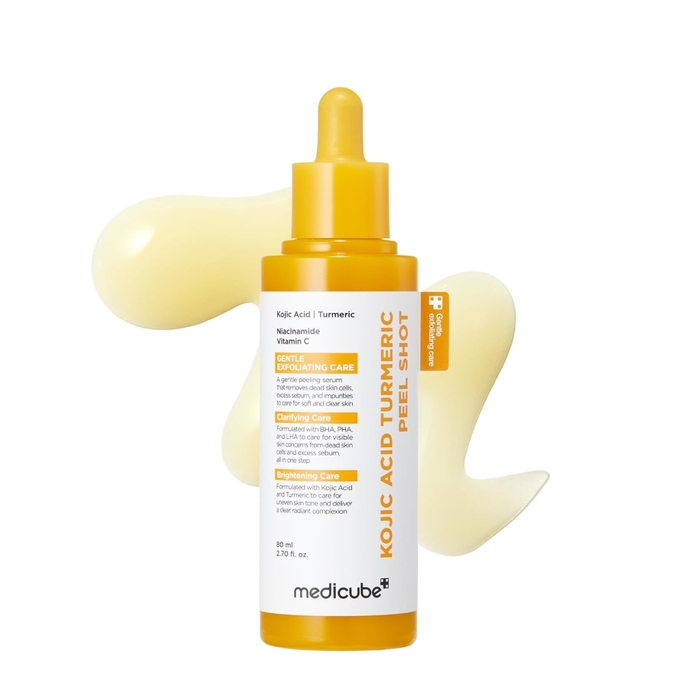 Anúncio: MEDICUBE KOJIC ACID TURMERIC PEEL SHOT 80ML