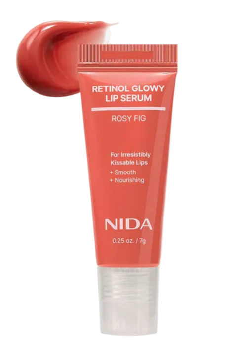 Anúncio: NIDA RETINOL GLOWY LIP SERUM ROSY FIG 7G