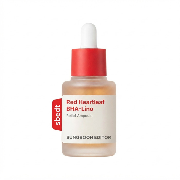 Anúncio: SUNGBOON EDITOR RED HEARTLEAF BHA-LINO RELIEF AMPOULE 40ML
