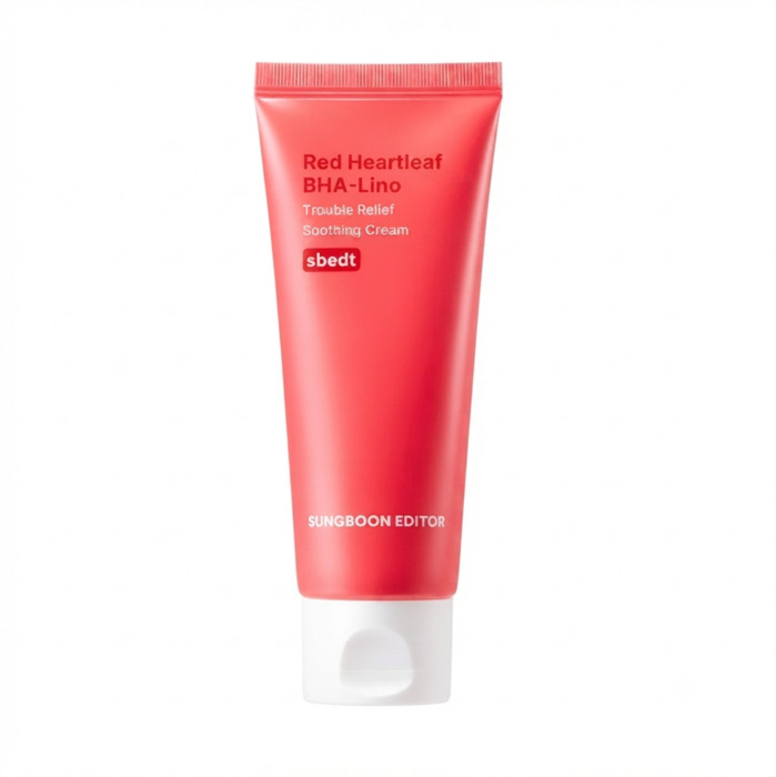 Anúncio: SUNGBOON EDITOR RED HEARTLEAF BHA-LINO CREAM 50ML