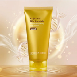 SUNGBOON EDITOR KOJIC ACID NIACINAMIDE RADIANCE SOOTHING GEL CLEANSER 120GR
