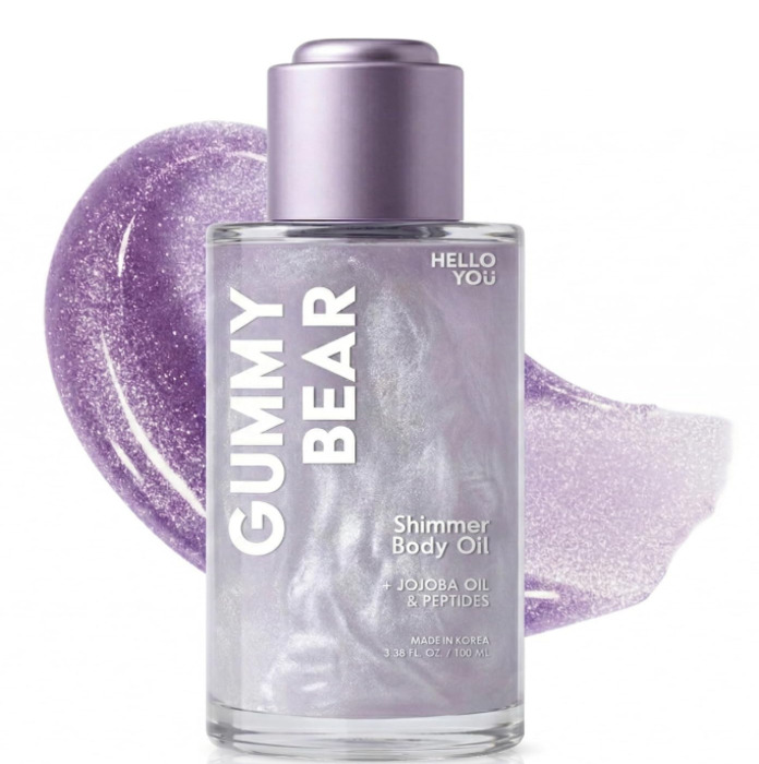 Anúncio: HELLO YOU GUMMY BEAR SHIMMER BODY OIL JOJOBA&PEPTIDE
