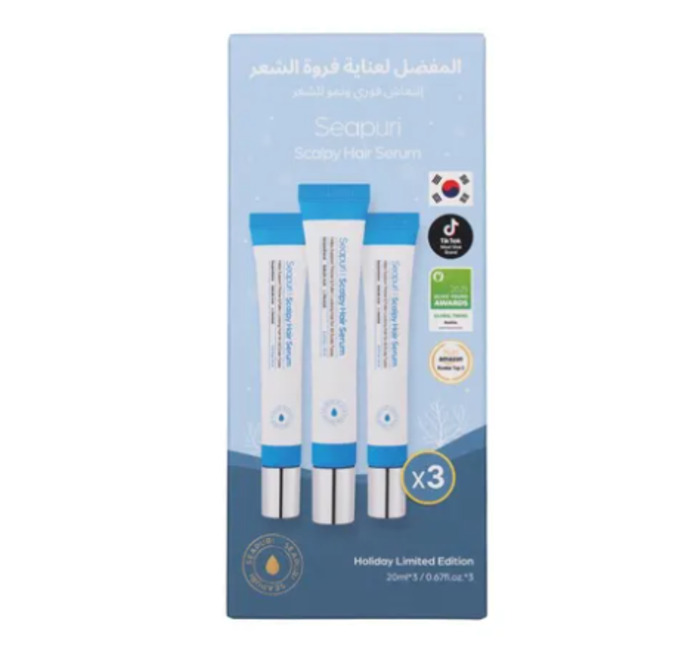 Anúncio: SEAPURI SCALPY HAIR SERUM TRIO SET