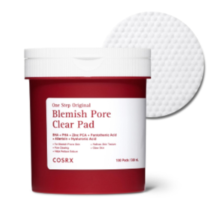Anúncio: COSRX ONE STEP ORIGINAL BLEMISH PORE CLEAR 100 PAD
