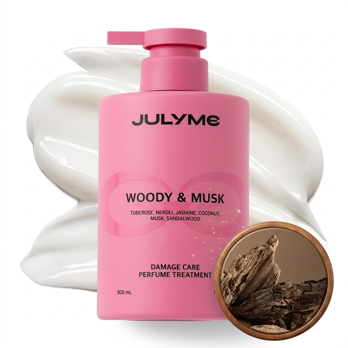 Anúncio: JULYME DAMAGE CARE PERFUME TREATMENT WOODY & MUSK 500ML