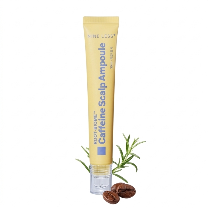 Anúncio: NINELESS ROOT BIOME CAFFEINE SCALP AMPOULE