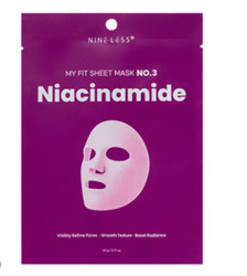 NINELESS MY FIT SHEET MASK NIACINAMIDE 20G