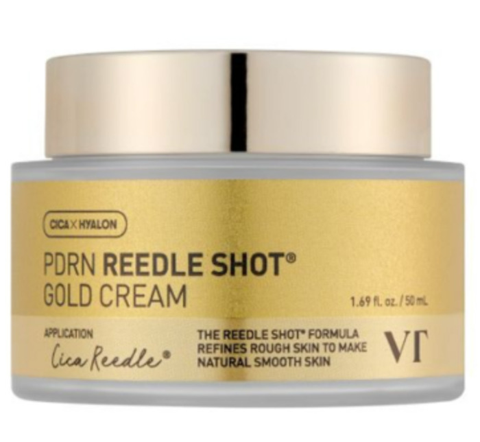 Anúncio: VT COSMETICOS PDRN REEDLE SHOT GOLD CREAM 50ML