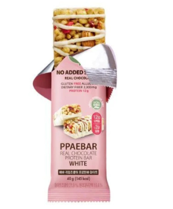 Anúncio: Ppaebar Real Chocolate Protein Bar White