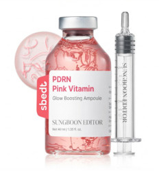 SUNGBOON EDITOR PDRN PINK VITAMIN GLOW BOOSTING AMPUOLE 40ML